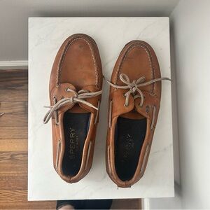 Sperry Men's Tan Leather Boat Shoes